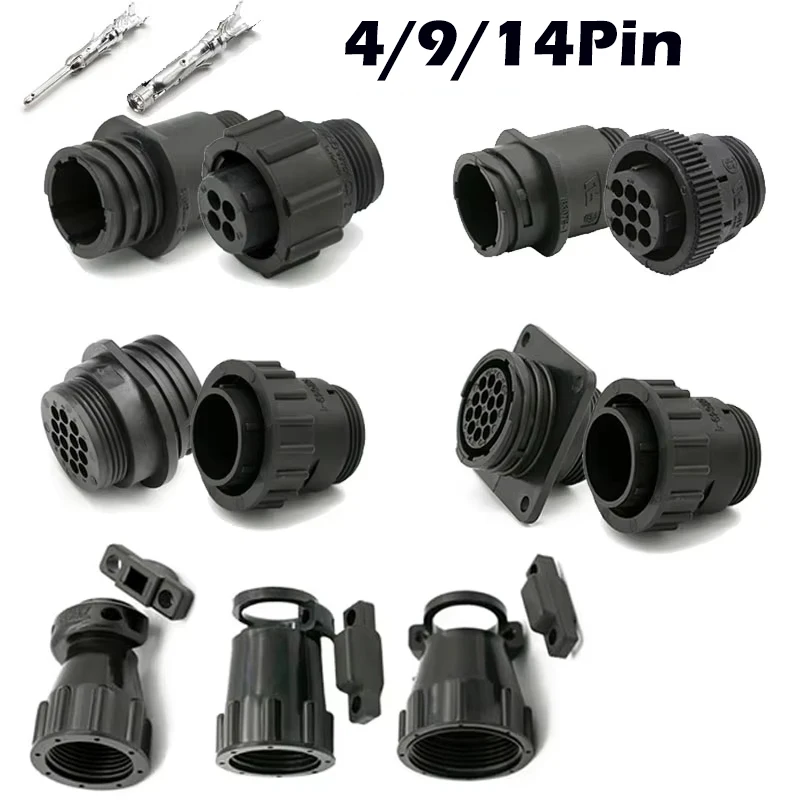 

1 sets 4/9/14 Pin AMP/TE type182919-1 206153-1 182647-1 auto sensor plug connector for SMEMA Car 4P plug with Pin