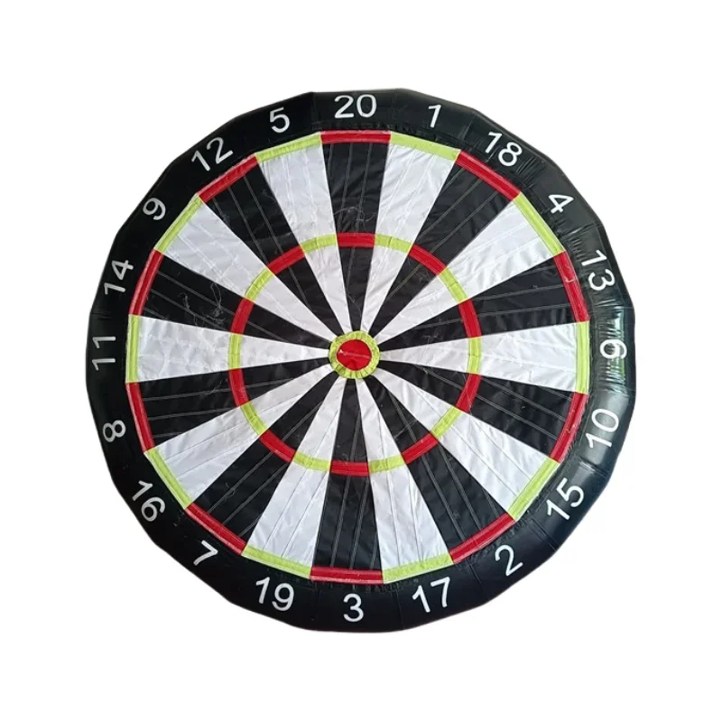 ลูกดอกฟุตบอลเป่าลม 10 ฟุตเป้าหมายกีฬากลางแจ้งเด็กเกมแบบโต้ตอบพ่อแม่และลูกกีฬาแบบพกพาความบันเทิง