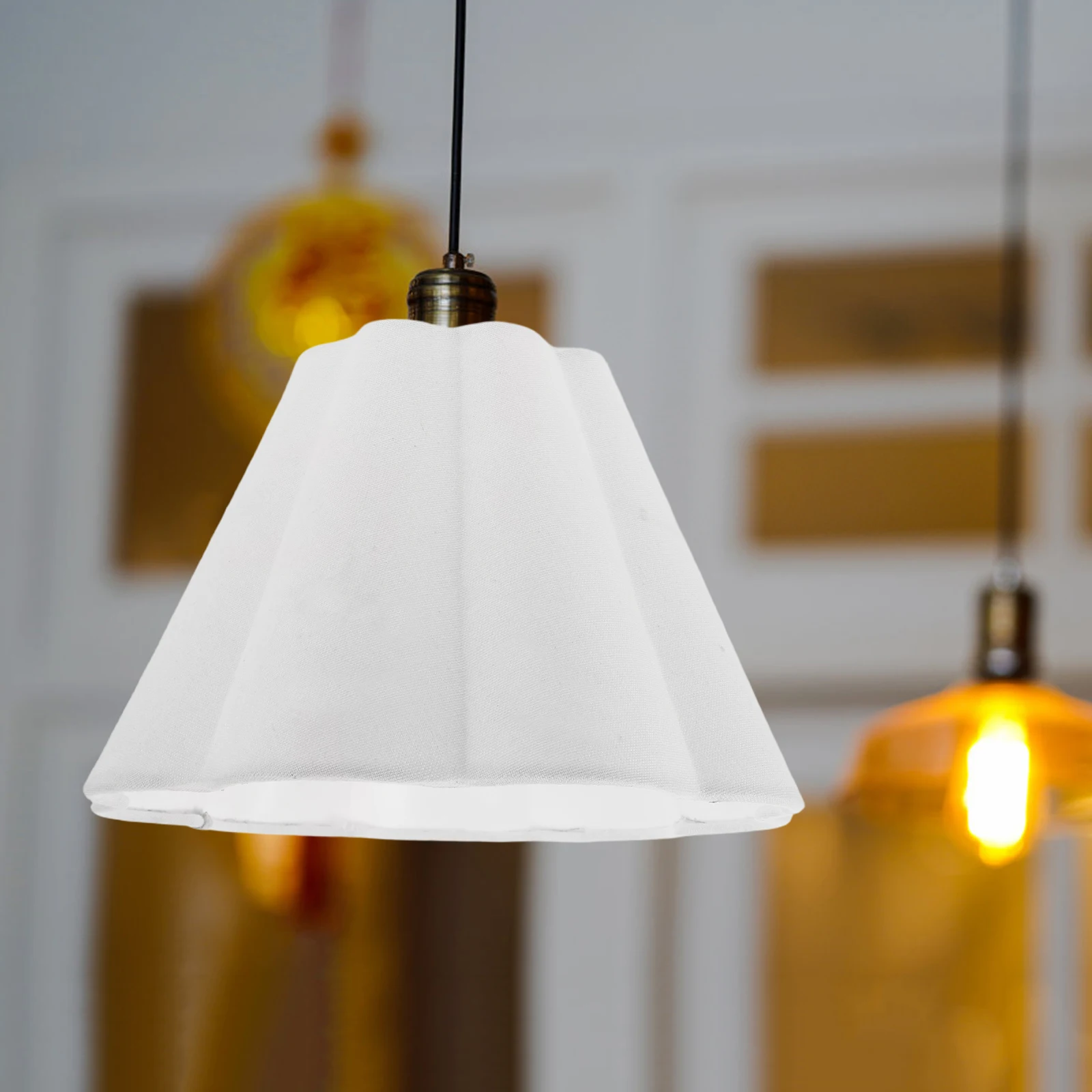 

Cloth Lampshade Fabric Bedroom Ceiling Light Shades Drum Shade For Table Floor Desk Lamps Living Room Bedroom Light Fixture
