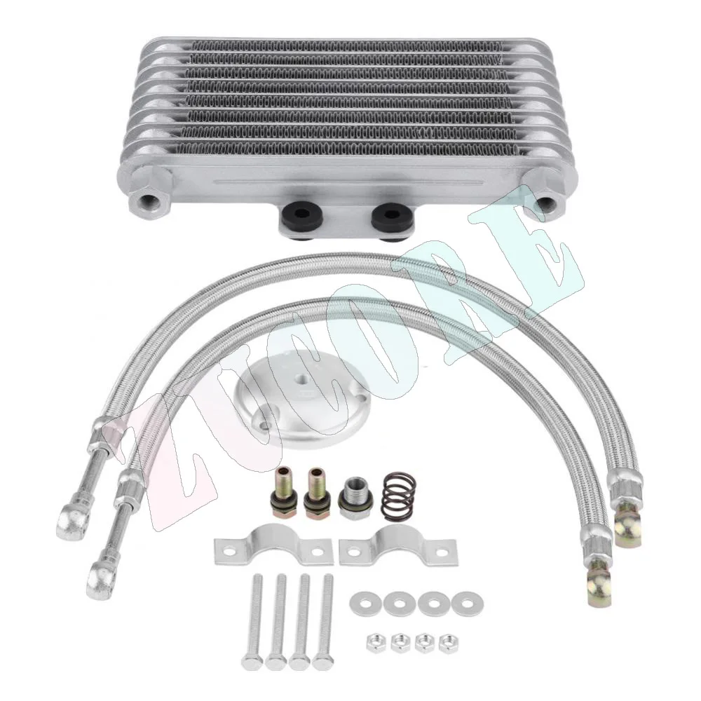GS GN/GZ/GSX/EN/Baboon/Qianjiang motorcycle modified oil cooler radiator can be bent