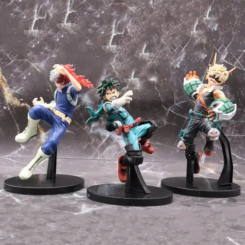 My Hero Academia Animefigur Shoto Bakugou Boku Izuku Duke PVC Stora Actionfigurer Anime Karaktär Presentkollektion Serie 10 best sales Min hjälte akademia actionfigur - №3