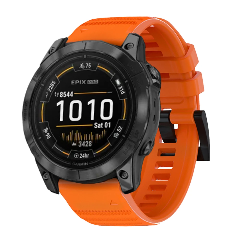 Fenix 8 51MM 47MM 43MM QuickFit Bracelet For Garmin Fenix E 7 7X Enduro 3 2 6S 6 6X Epix Pro 5S 5 Plus Watch Band Silicone Strap