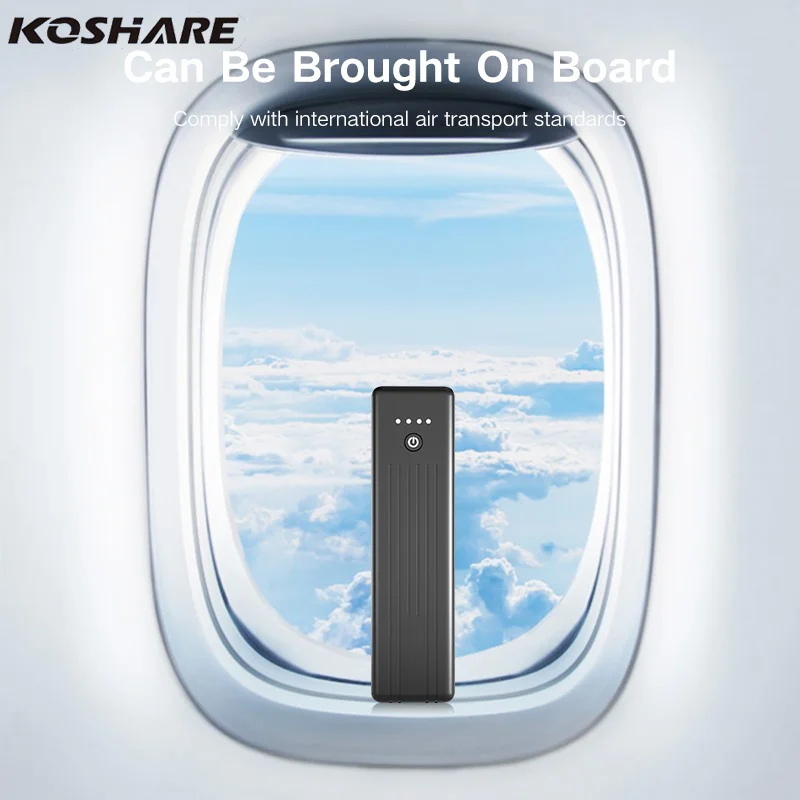 

KOSHARE HYD001 Small-Sized Power Bank LED Digital Display Compatible with iPhone Huawei Xiaomi - Portable Charger
