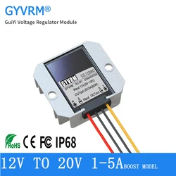 GYVRM – convertisseur de tension 12 V à 20 V, 5a, 100W, régulateur progressif, 12 V à 20 V, 5a mp, alimentation de voiture, CE RoHS