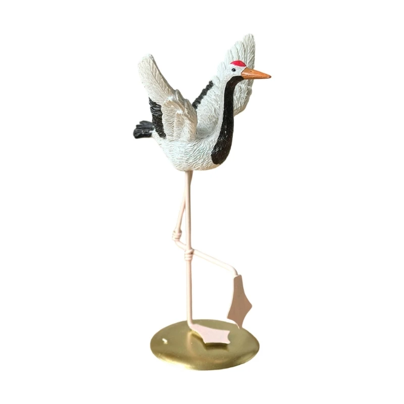 Resin Flamingoes Decorative Figurines Collectible Decoration Gift Yard Ornaments Living Room Office Wedding Party Home