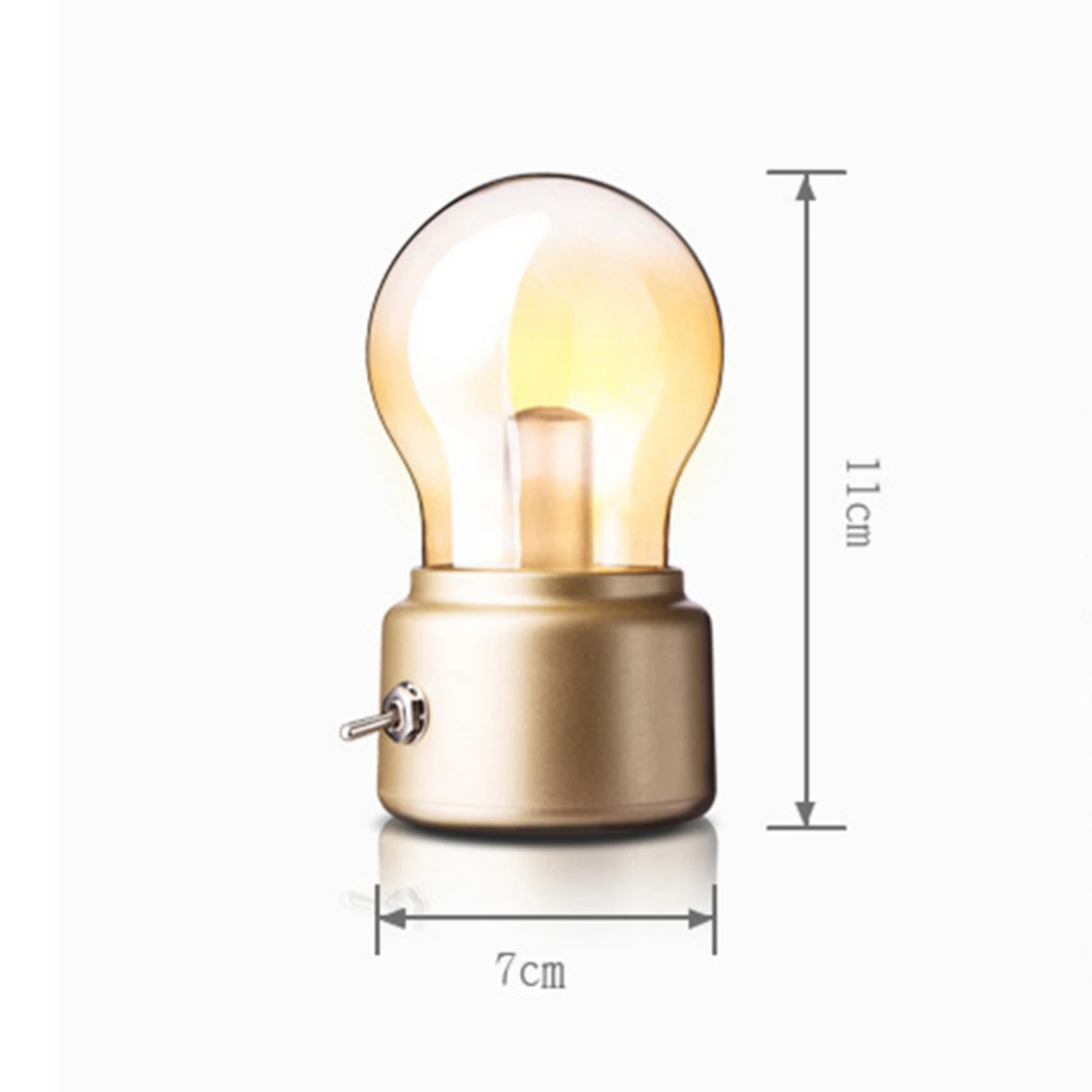 Nowe, urocze, unikalne lampki nocne LED z możliwością ładowania przez USB do lampy biurkowej w stylu retro - idealny dodatek do szafki, sypialni lub B