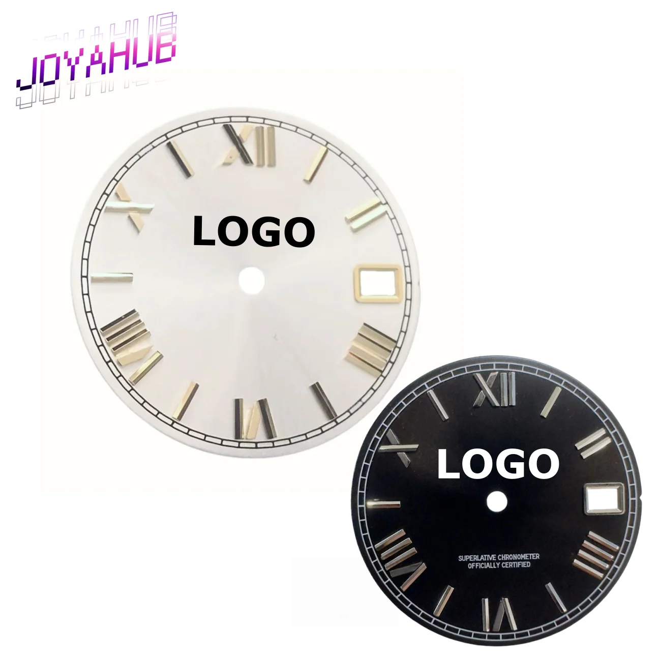 

Индивидуальный логотип, роскошная модификация, буквальный циферблат с двойным календарем диаметром 28,5 мм, совместимый с механизмом NH35, многоцветный DIY