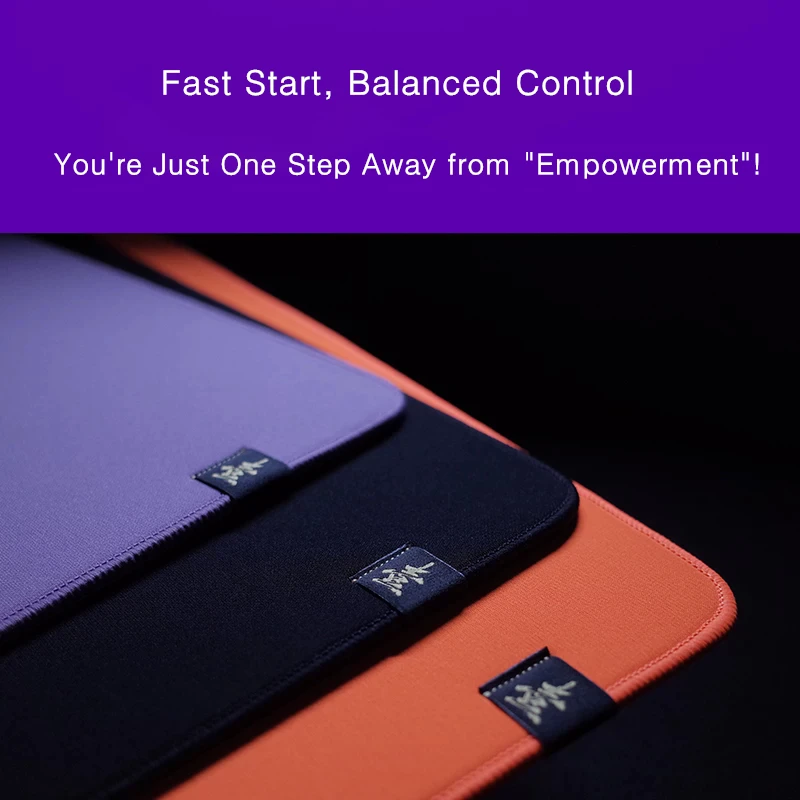 D-GLOW Yi Fine Surface E-Sports Mouse Pad For CSGO/FPS Balanced Ultra-Smooth Control Densely Woven No Sticking Stable Tracking