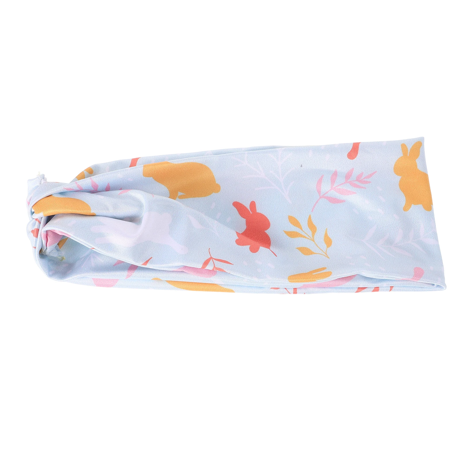 

Rabbit Print Yoga Head Wraps For Women Sweatbands Soft Elastic Gym Running Hair Accessories Women Sportwear Fitness