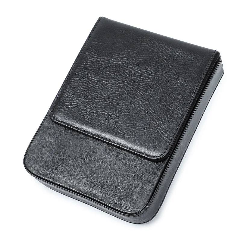 جديد رائع اليدوية قلم حبر حافظة جلدية للرجال النساء حامل حقيبة أقلام ريترو صندوق القلم المنظم بنين بنات مدرسة