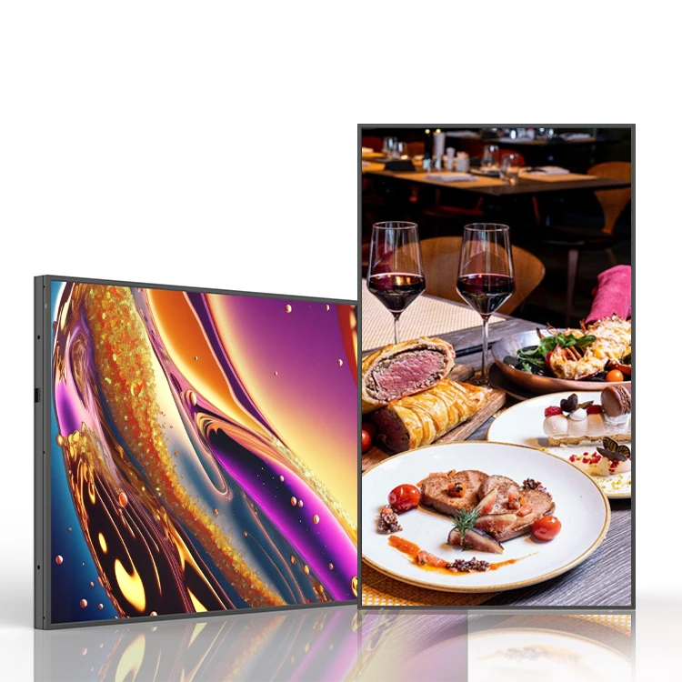 Screenage 3000 Nits Window Facing Wall Mount LCD Digital Signage Cloud CMS Advertising Display
