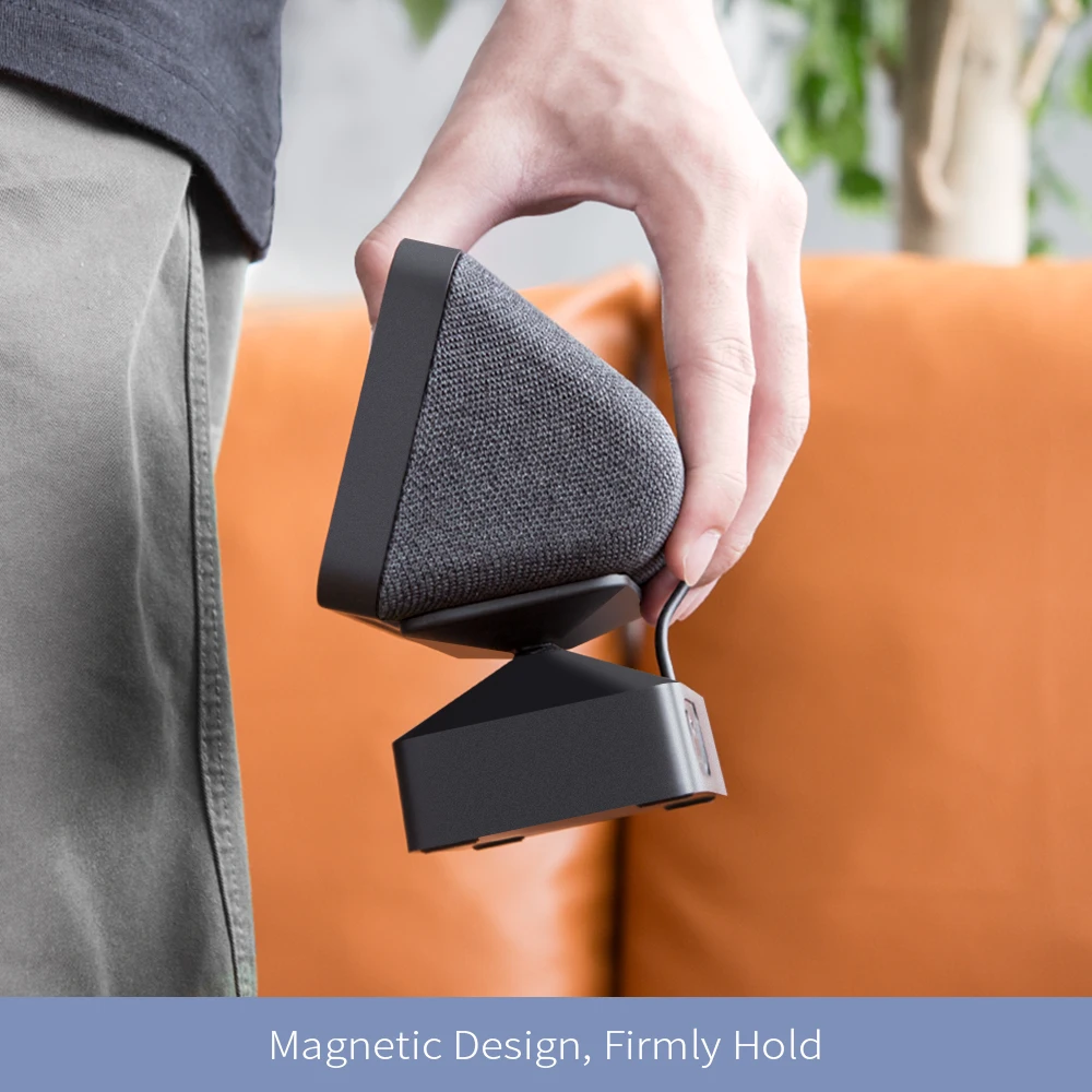 GGMM حامل الطاولة لعرض الصدى 5 1st & 2nd الجيل حامل مغناطيسي قابل للتعديل زاوية الميل المضادة للانزلاق قاعدة الملحقات AmazonAlexa