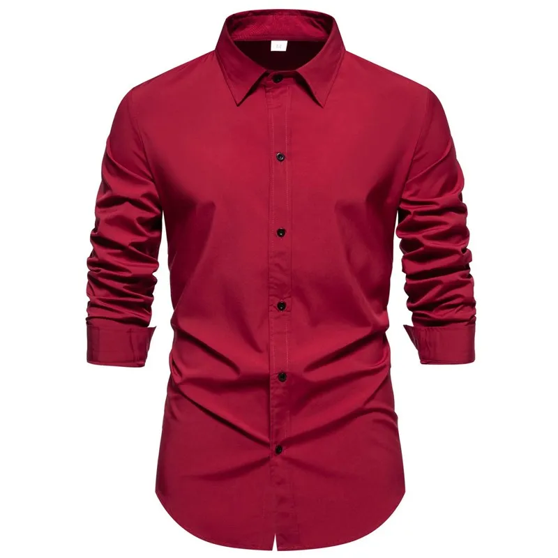 

Весна 2024: Мужская повседневная рубашка с длинным рукавом, однотонная, больших размеров, модная, с принтом, из льняной смеси, устойчивая к выцветанию.