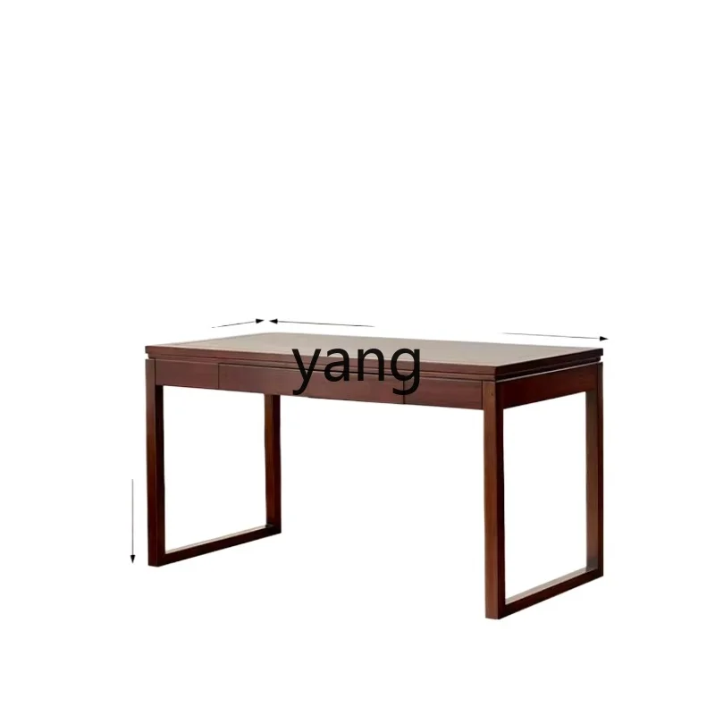 

l мм из массива дерева, новый стол из орехового дерева в китайском стиле, офисный стол из массива дерева, многофункциональный чайный столик