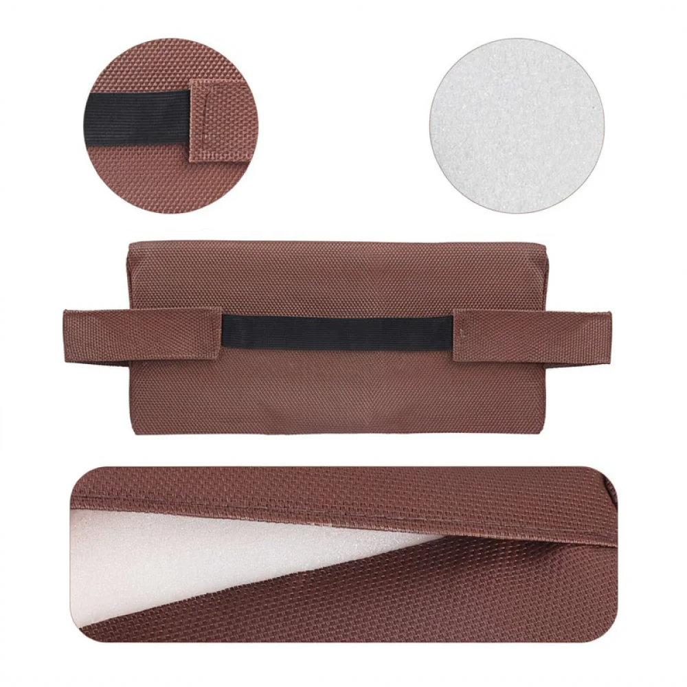 Durable Patio Furniture Replacement Headrest Pillow Breathable Textilene Fabric Cushion For Outdoor Garden Lounger
