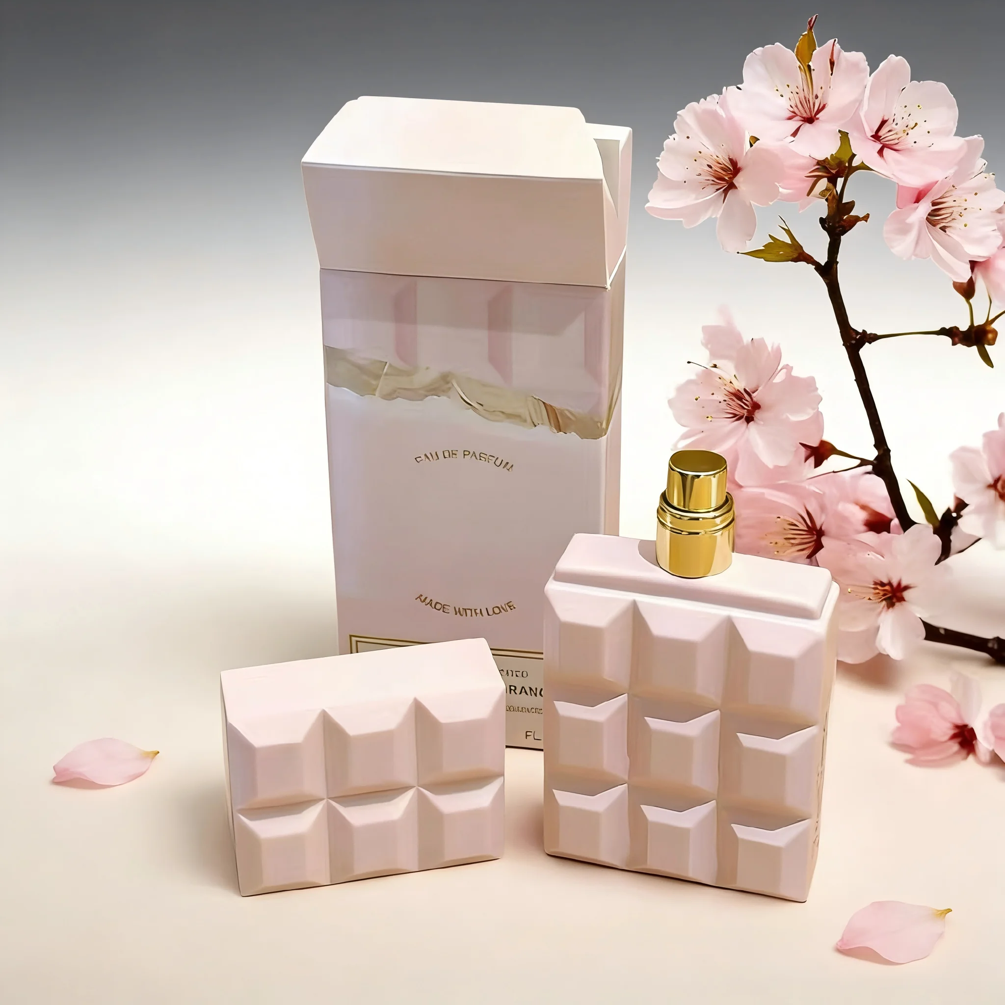 Pink Chocolate Women's Perfume, Bright Citrus and Floral Fragrance with Bergamot and Jasmine, Airy Gentle Scent