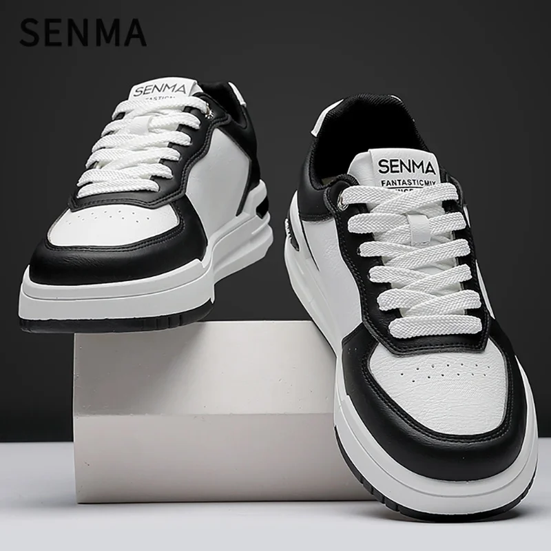 

SENMA Men's Shoes 2025 Autumn Original Sports Shoes Breathable Versatile Casual Board Shoes Couple Small White Shoes Lightweight