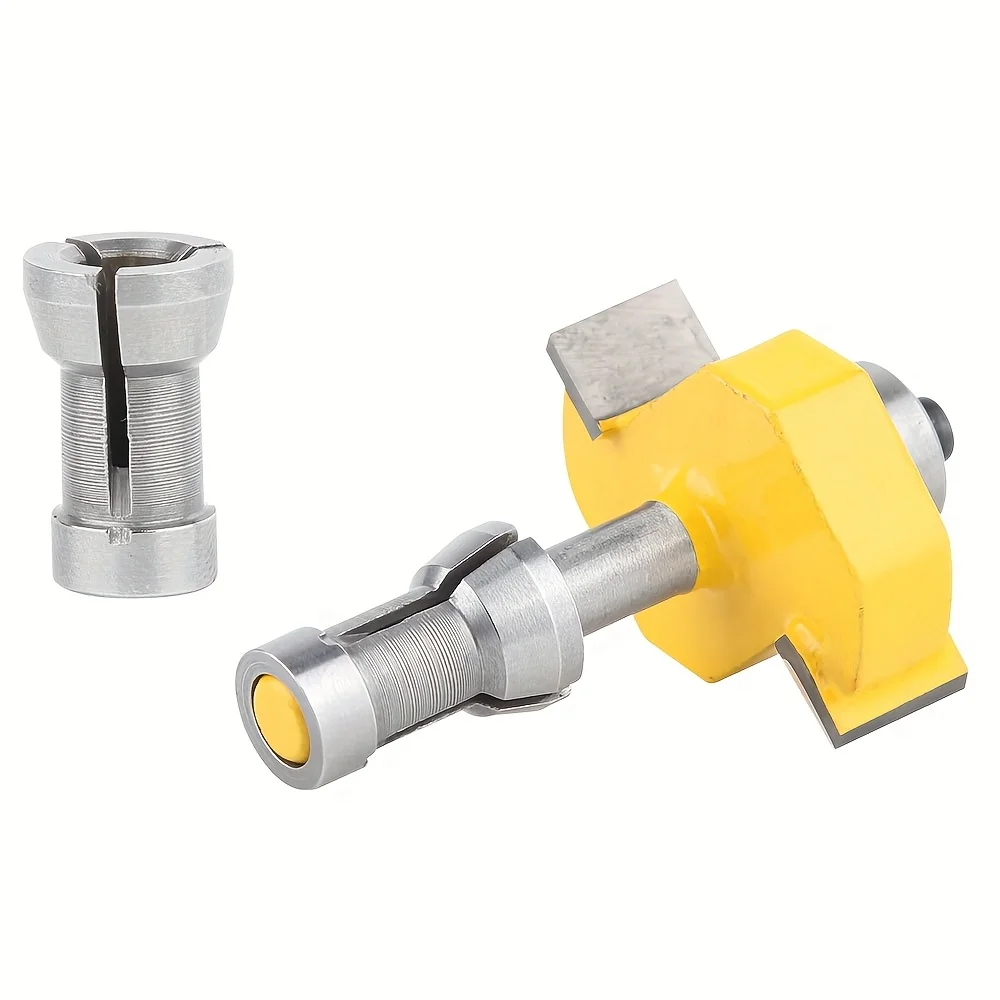 Jeu de pinces de routeur 5 pièces/6 pièces-Kit d'adaptateur de tige de 6mm(1/4 ") et 8mm pour outils de coupe et de fraisage du bois