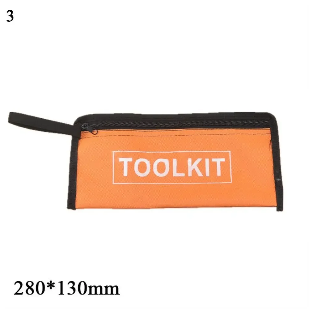 Canvas Oxford Tool Bag Portable Waterproof Zipper Storage Bags Multi-function Hardware Small Toolkits Tool Parts Organizer