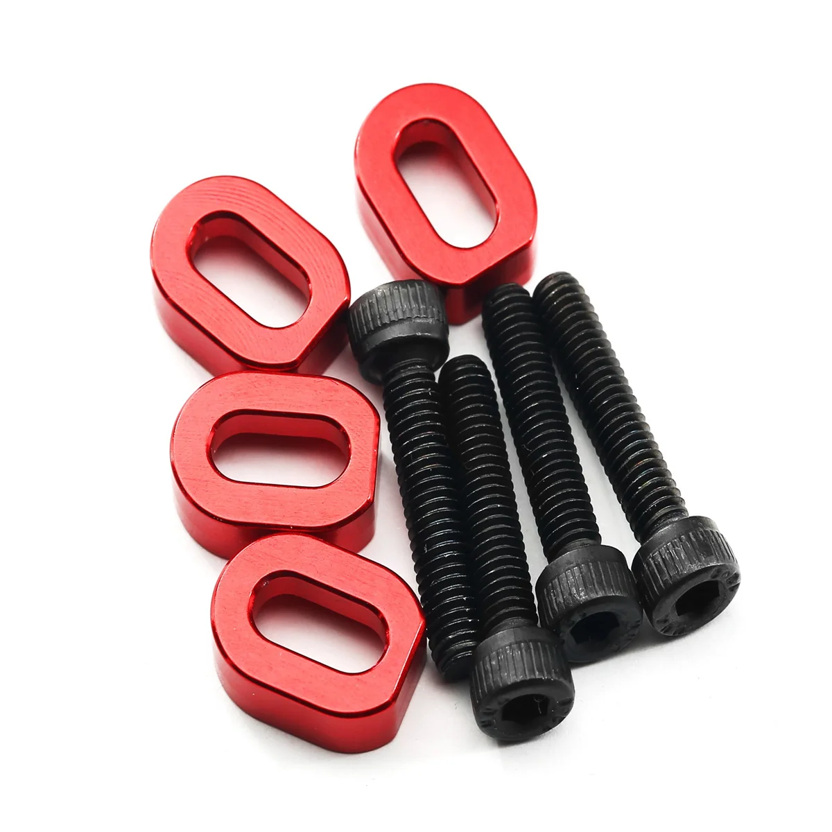 Aluminum Alloy Fixing Motor Base Reinforcement with Screws Kit for Traxxas 1/5 X-Maxx 6S Monster Truck Accessories Red