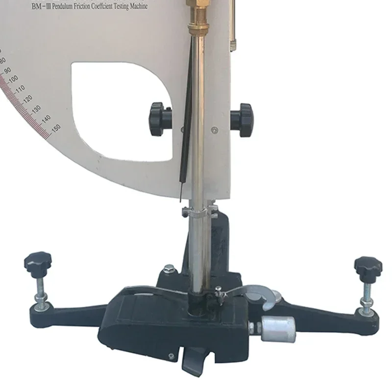 New Pendulum Friction Coefficient Tester Pavement Tile Floor Vibration Pendulum Deformation Rubber Sheet Aluminum Block