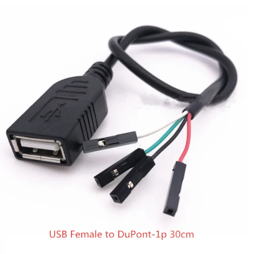 Imagen 2 del producto Cable de datos de terminal hembra USB 1,25/PH2.0/XH2.54-4P, adaptador DuPont, cable de extensión, cable de pantalla táctil