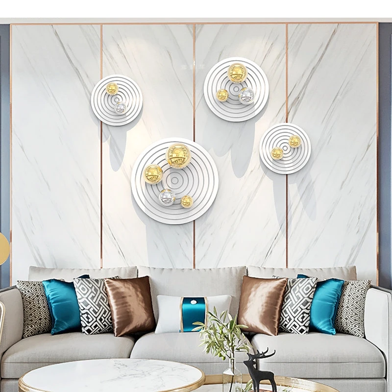 Stereoscopic Ball Decorative Plate Wall Hanging Ornaments Room Aesthetics Decor Crafts Pendants Living Decoration