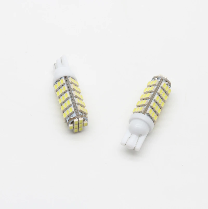 

500PCS LED Car Light Auto Bulbs White T10 1206 68 SMD W5W 194 168 12V Interior Clearance Lights Courtesy Map Lamps DC 12V