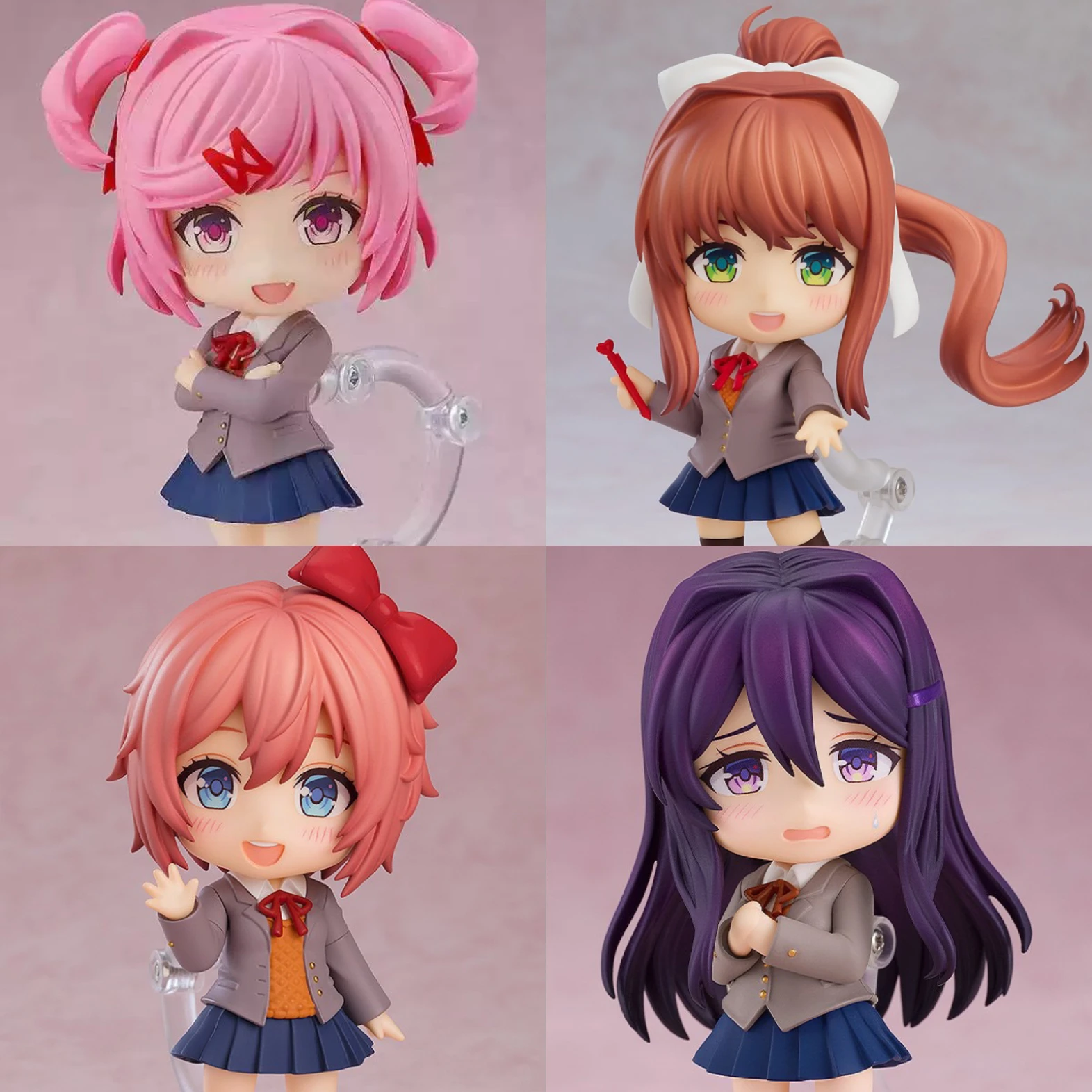 文学部ハートビートねんどろいどフィギュア-モニカ-87-ユリエ-2283-サエジ-2250-クレイモア-コレクタブルアニメ玩具