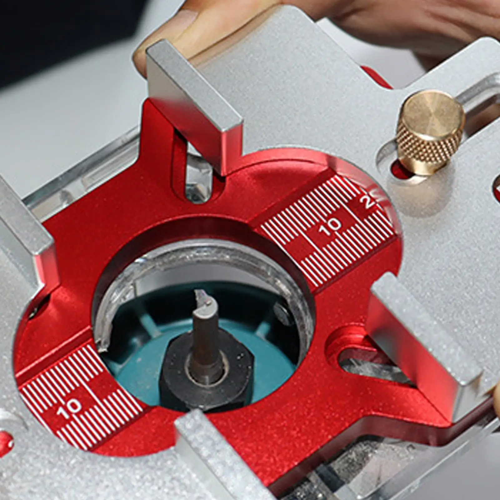 Mortise And Tenon Tools 2-in-1 Router Templates Slotting Position Template For Circle Mortise Cut Radius Edge Groove Door