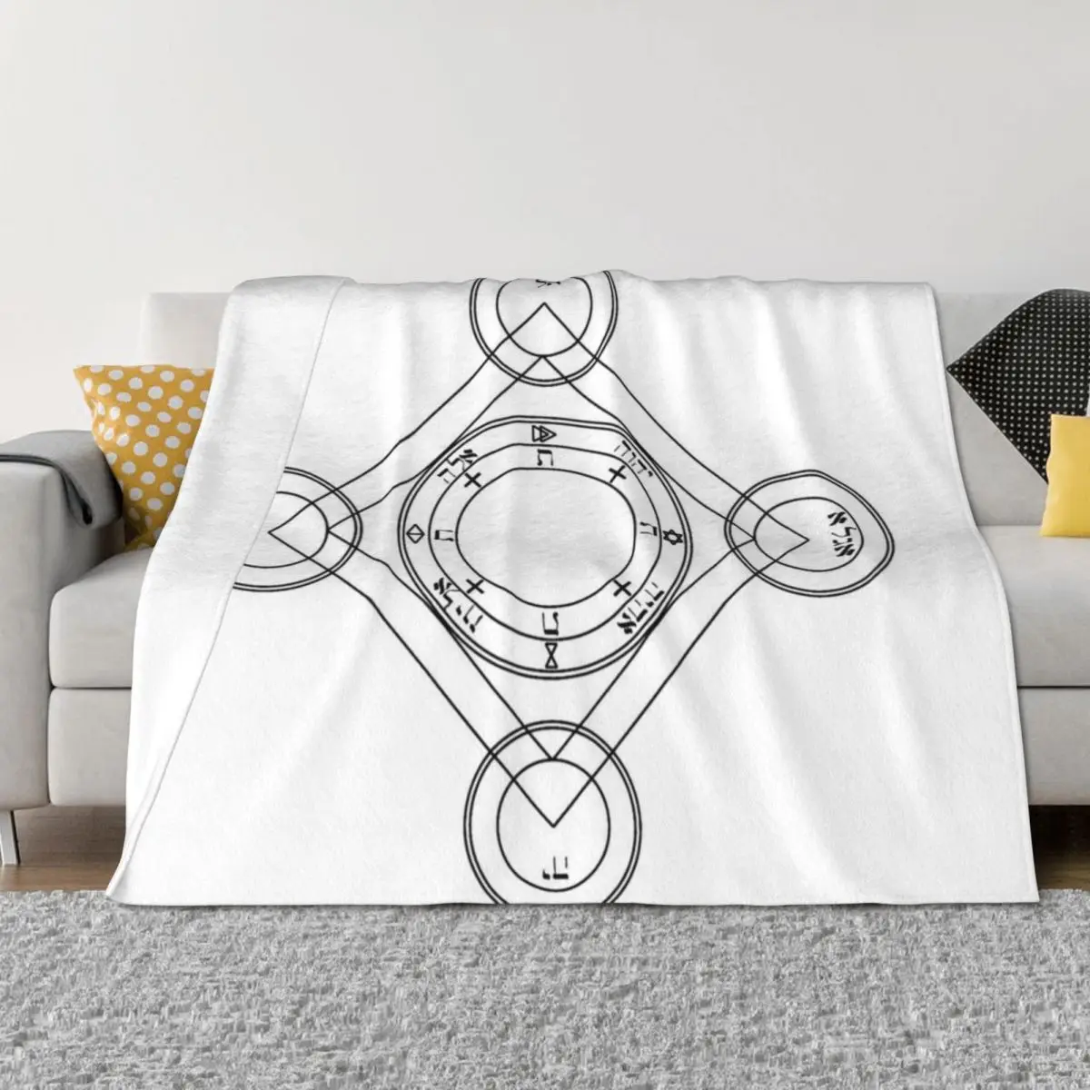 

Magic Circle of Solomon Throw Blanket Blankets For Baby Soft Plush Plaid warm for winter Blankets