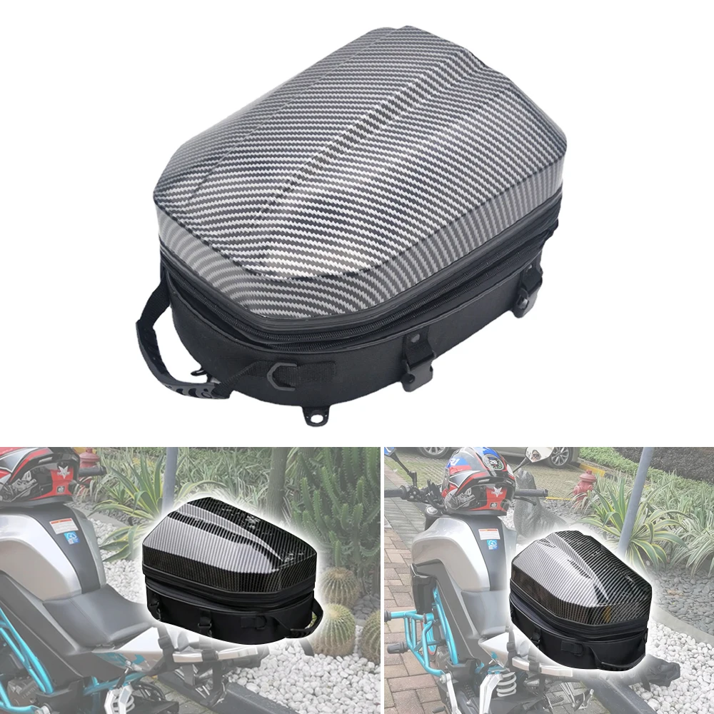 

Motorcycle Universal ABS Waterproof Helmet Tail Bag Hard Case Tailbag Travel Equipment Tool Bags For BMW YAMAHA KAWASAKI R1200GS