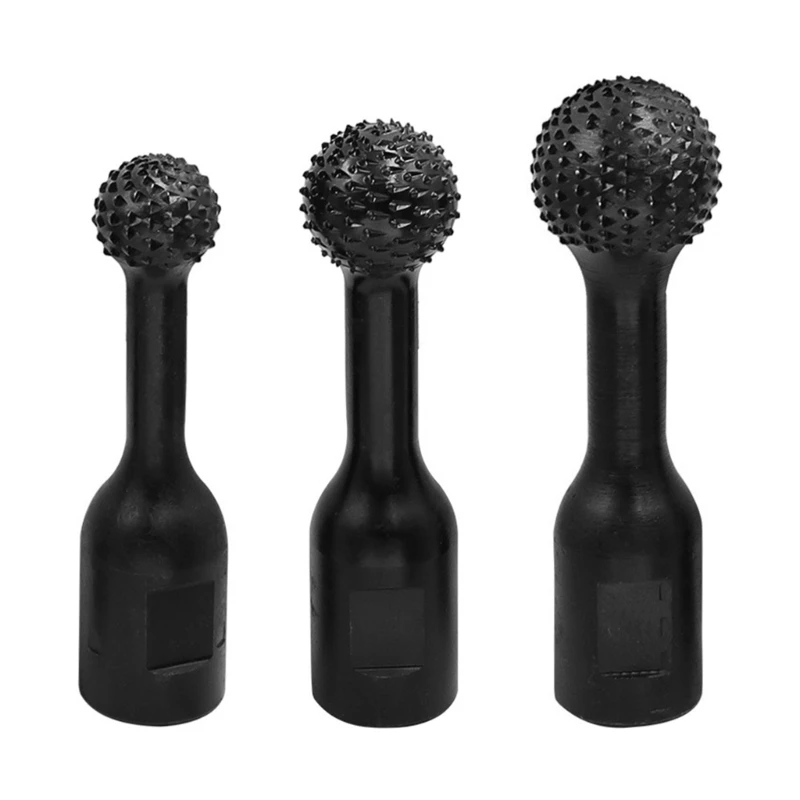 Sphere Rotary Grinding Head Gouge Spherical Spindles Shaped Wood Gouge Power Carving Accessories for Angle Grinder