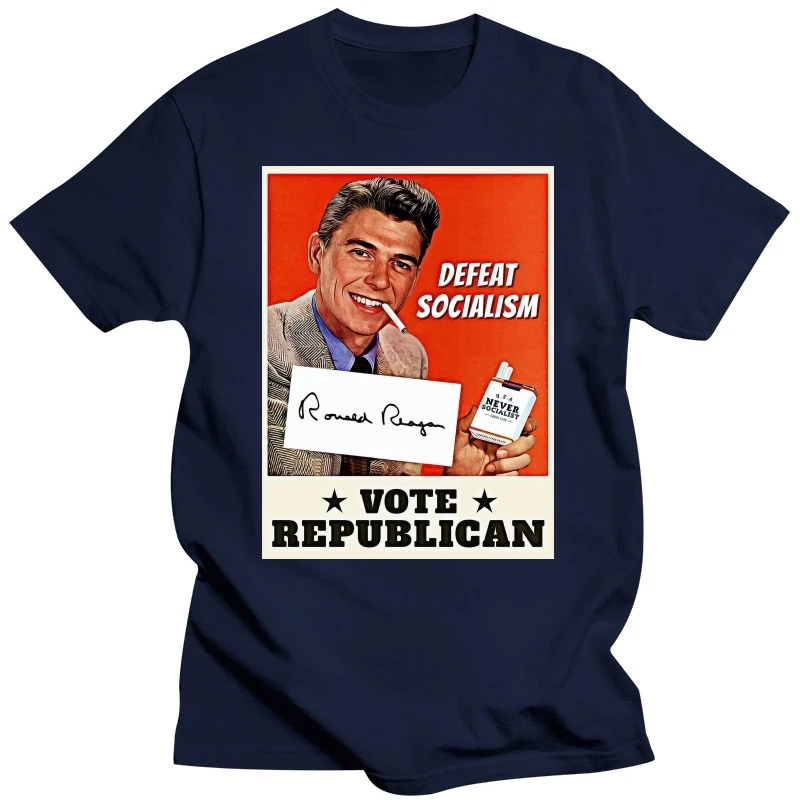 Ronald Reagan Defeat Socialism Vote Republican T-Shirt