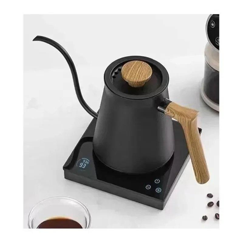 New Hot Sale Smart Home Temperature Controlled Kitchen Appliances Luxury Copper Gooseneck Tea Coffee Pot and Manufacturer