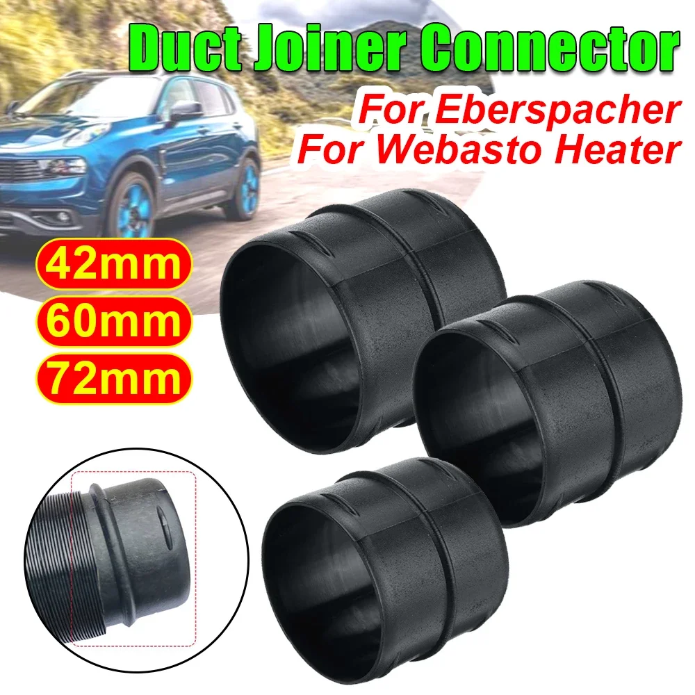 Air Vent Ducting Connector 42/60/75mm Oval Pipe Outlet Exhaust joiner ForWebasto Eberspaecher Diesel Parking Heater Accessory