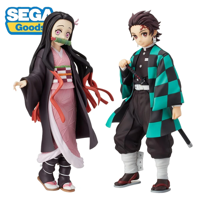 

Demon Slayer: Kimetsu no Yaiba SEGA Kamado Tanjirou Kamado Nezuko Brother-Sister Trip Anime Figure Collectible Model Dolls Gifts