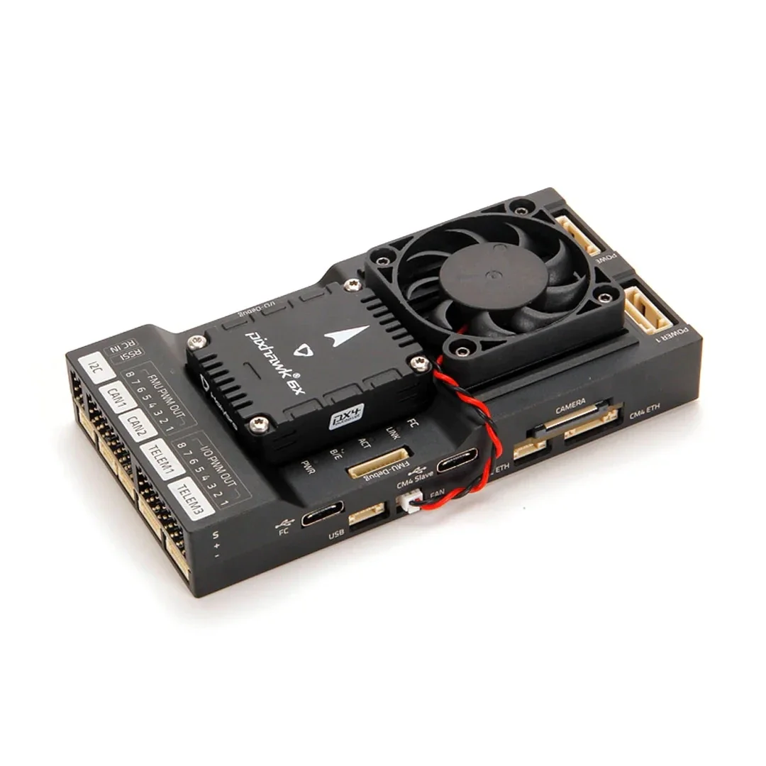 HolyBro Pixhawk RPi CM4 plintbundel met Pixhawk 6X FC en PM03D voedingsmodule - voor RC stuurautomaatvliegtuigen en drones