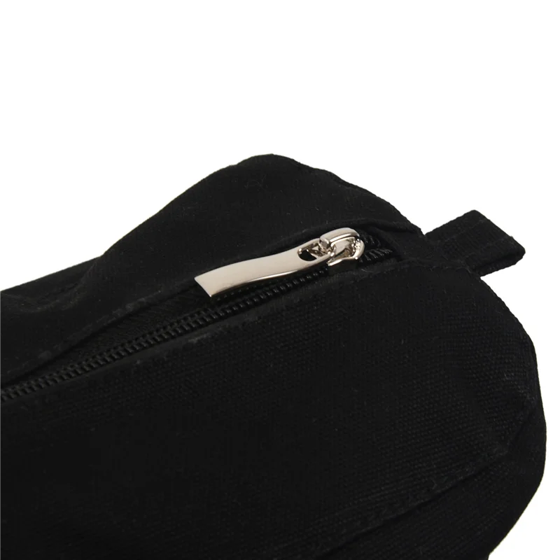 ABRT-2X Waterproof Solid Canvas Insert Inner Lining Insert Zipper Pocket For Obag O Bag Handbag Bag Black