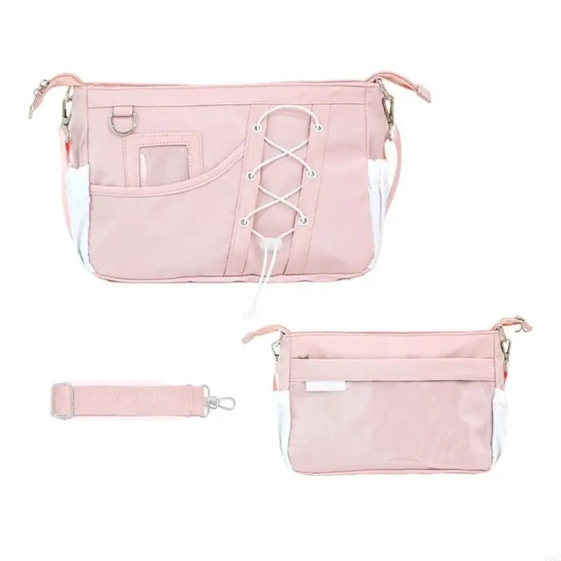 

Stars Itabag Drawstring Crossbody Bag With Adjustable Strap Stylish Shoulder Bag For School Office Travel D5QC