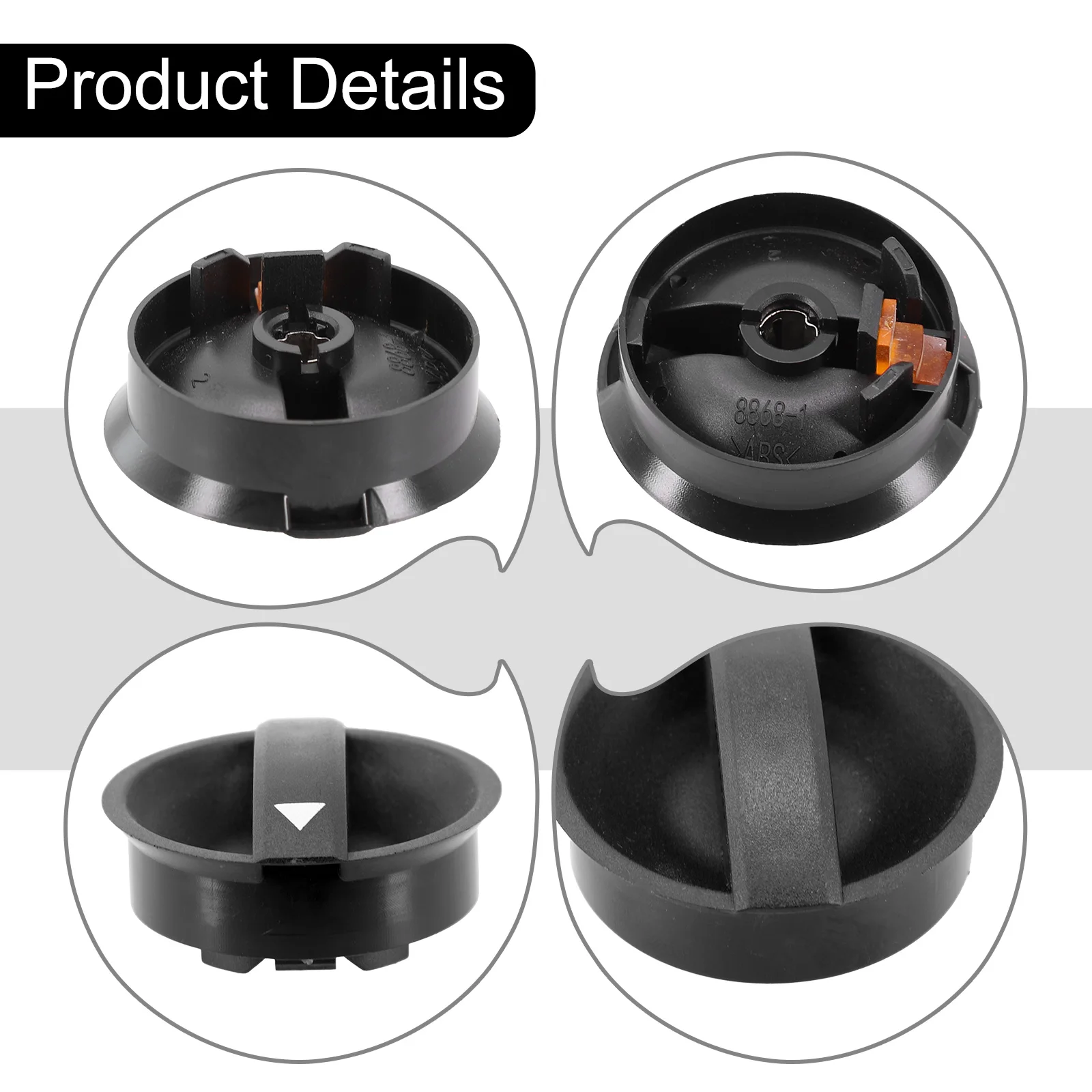 Control Switch Knobs Knob Switch 55900-04030 Climate Control Switch Knobs For Tacoma 2005-2011 For Toyota Heating Control