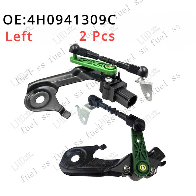 S+ 2 Pcs New Headlight Level Sensors Rear Left 4H0941309C For Audi A6 A8 S6 S7 S8/