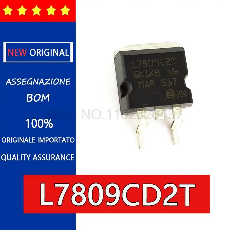 5pcs original TO-263 L7809CD2T L7809C2T