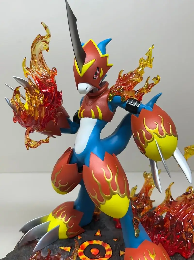 Cyfrowy potwór Anime 18cm Fladramon rysunek Gk Digimon figurka kolekcjonerska dekoracja w stylu kreskówki Model zabawka dla dzieci prezent na boże narodzenie