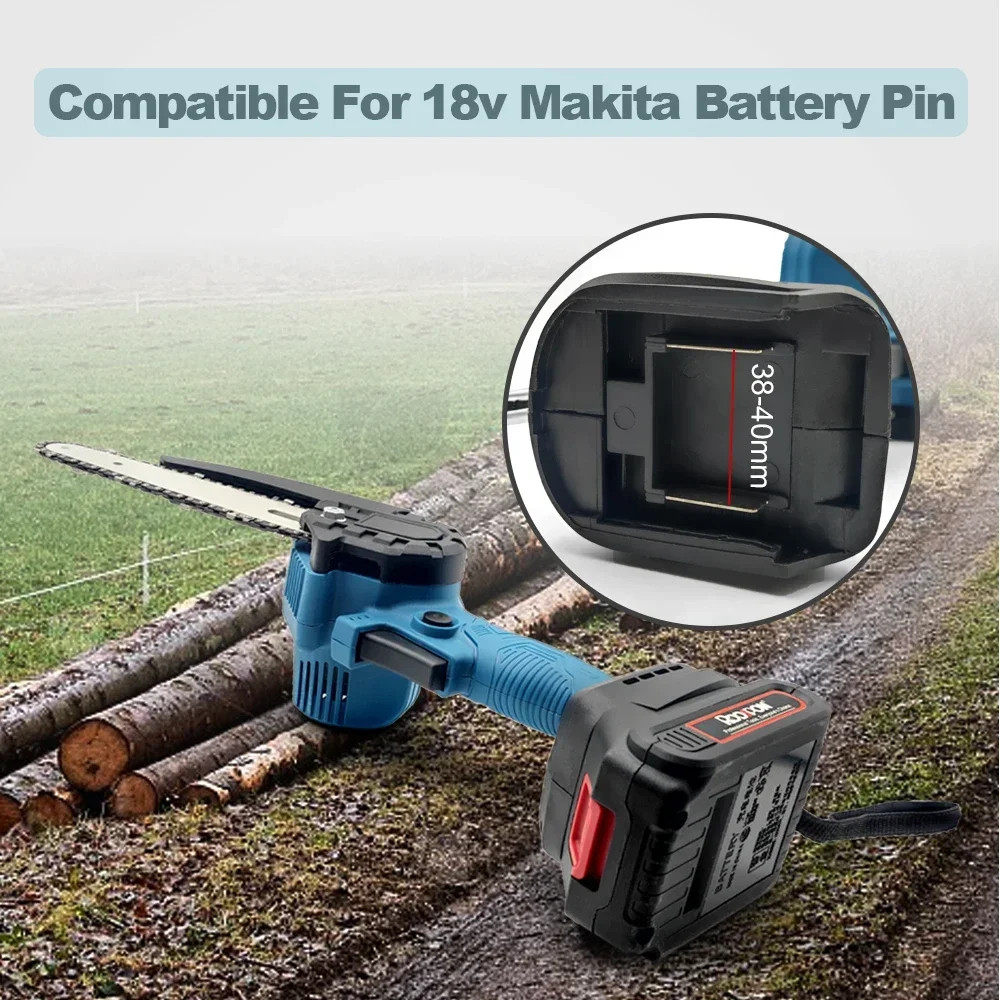 Imagem -03 - Cordless Handheld Poda Serra para Carpintaria Brushless Chain Saw Garden Power Tool Logging Saw Makita 18v Bateria 6