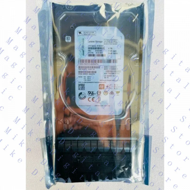 

UU FOR Lenovo 01DC487 4TB 7.2K 3.5 NL-SAS 12Gbps 01DC489 01DC491 Hard Disk
