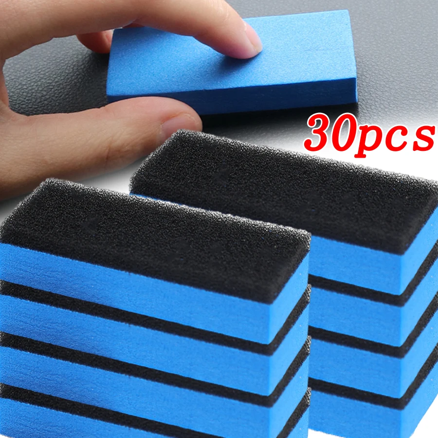 

1-30pcs Car Polishing Coating Sponge Brush Glass Nano Applicator Pads Polish Wax Ceramic Coating Sponges Brushes Cleaning Tools