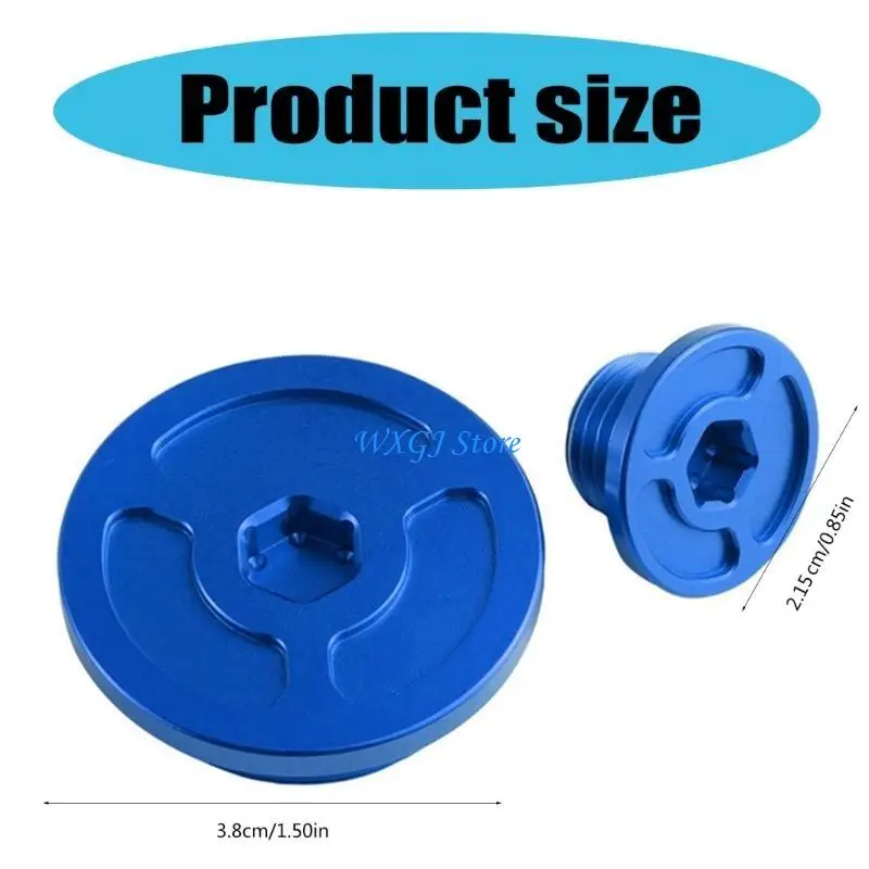 37JE Metal Oil Filler Caps for Enhances Motorcycle Aesthetics Engine Plugs Screw Motorcycle Modification Part for CRF250/450