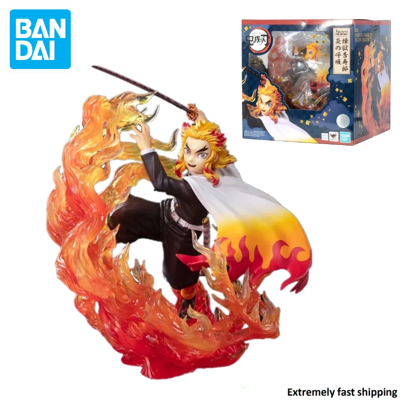 

In Stock Original Bandai Figuarts Zero Demon Slayer Rengoku Shinjurou Breath of Fire Figure Anime Model Toy Gift