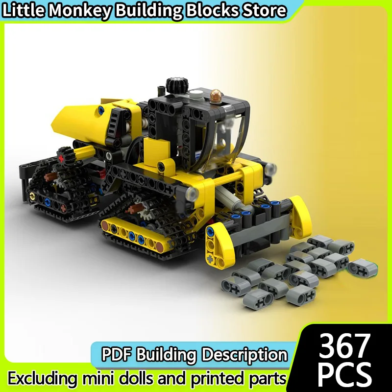 

City Car Model MOC Building Bricks Classic High Speed Dozer Modular Technology Children Holiday Gifts Assemble Toys Suit